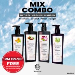KOMBO MIXED 4 Botol Shampoo